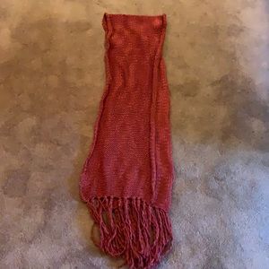 Aerie Red Knit Scarf
